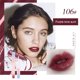 thumbnail image 1 of Esmalte labial de terciopelo mate hidratante y resistente al agua en tono morado intenso #106, ideal para resaltar tu belleza natural., 1 of 6