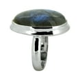 thumbnail image 4 of YoTreasure Labradorite Solid .925 Sterling Silver Cocktail Ring Jewelry, 4 of 8