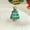 Green, variant on YOHAVEN Mini Artificial Christmas Tree Tabletop Decoration with LED String Lights and Hanging Ornaments for DIY Cake Topper Holiday Celebration