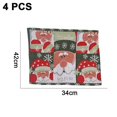 thumbnail image 2 of Christmas Table Mats Placemats Set Of 4 Winter Holiday Xmas Kitchen Mat Dining Place Mat,happy New Year Accessory, 2 of 5