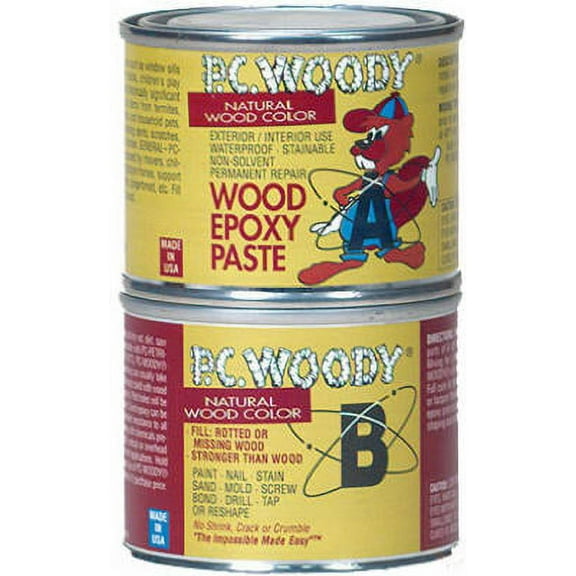 6 Oz Wood Epoxy Repair Paste, Each