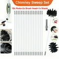thumbnail image 3 of 21pcs Flexible Chimney Sweep Set - Complete Flue Cleaning Kit with Soot Cleaning, 3 of 4