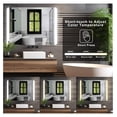 thumbnail image 4 of 36''x36'' Backlit Led Mirror for Bathroom Rectangular Frameless Wall Mirror Vanity Mirror with Light Rounded Corners, Shatter Proof, Dimmable, Smart 3-Color Lights,Tempered Glass, 4 of 9