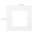 thumbnail image 3 of SHISUYAN 6pcs Convenient Light Switch Cover Electrical Wall Plate Portable Decoration Hole Cover (86 Type), 3 of 8
