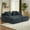 Dark Grey, variant on Lincordor Extra Large Recliner, 2-Piece Sectional Sofa with Memory Foam, No Assembly Required, Zero Gravity Recliner, Corduroy Sofa Bed for Living Room, Bedroom(black)