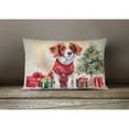 thumbnail image 2 of Carolines Treasures 16 x 12 in. Unisex Brittany Spaniel Christmas Fabric Decorative Pillow, 2 of 4