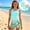 ZZ12-Blue, variant on Gunia Swimming Suit For Teen Girls 2 Piece Tankini Separate Printed Size Bathing Suits Swimsuits For Beach Pool 7-16 Years
