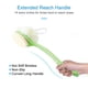 thumbnail image 4 of Cepillo para el cuerpo de la ducha con mango largo, depurador de la espalda del baño con cerdas cómodas y lufa para exfoliar la piel, cepillado en húmedo para mujeres y hombres Fokelyi HMHZ1196-1, 4 of 8