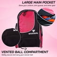 thumbnail image 4 of Mochila de fútbol Vizari Solano con compartimento para balón rosa, 4 of 8