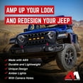 thumbnail image 3 of AMERICAN MODIFIED Grille w/Lights for 18-23 Jeep Wrangler JL & Gladiator JT, 3 of 8