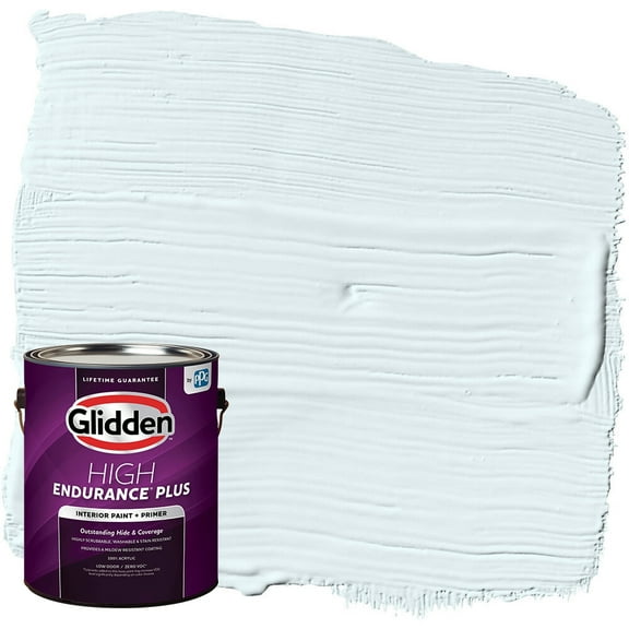 Glidden HEP Interior Paint and Primer, Blue Frost / Blue, 1 Gallon, Eggshell