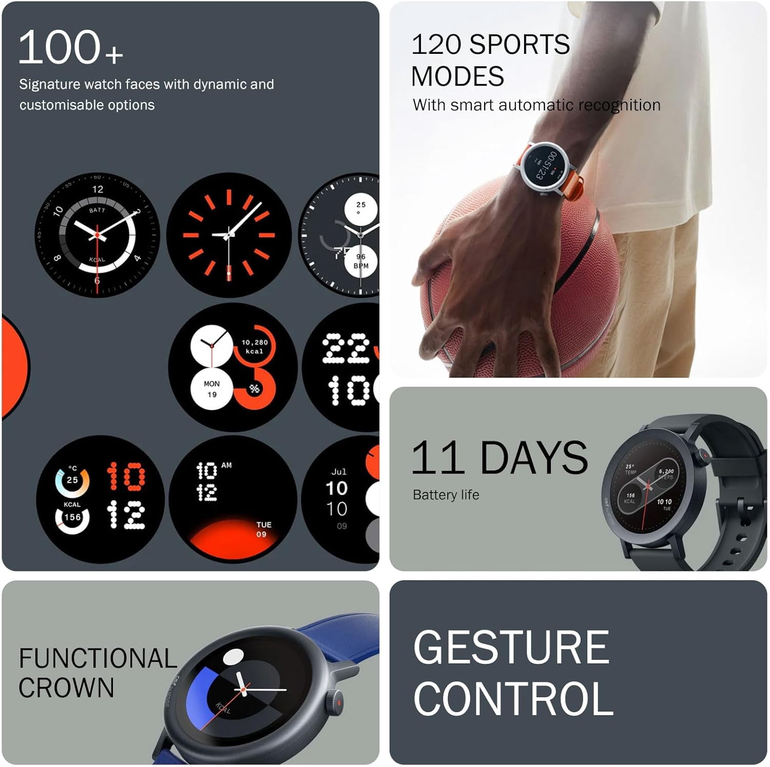 CMF Watch Pro 2 Smartwatch for Men Women, 120 Sports Modes, Bluetooth Calls with AI Noise Reduction, IP68 Waterproof, GPS, Sleep and Activity Tracker for Android iOS,Orange