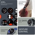 thumbnail image 3 of CMF Watch Pro 2 Smartwatch for Men Women, 120 Sports Modes, Bluetooth Calls with AI Noise Reduction, IP68 Waterproof, GPS, Sleep and Activity Tracker for Android iOS,Dark Grey, 3 of 9