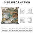 thumbnail image 5 of Creowell Chinoiserie Pillow Cover Scenic Colorful Throw Pillows Chinoiserie Outdoor Decorative Pillowcase Cushion Cover for Bedroom Sofa Living Room Couch Chair Office, 5 of 5
