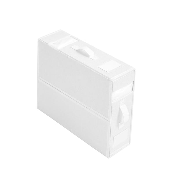 Organizer Bed Sheet Organizer Foldable Closet Storage Box with Handle Large-Capacity Organizers for Bedding, Clothes, Blankets