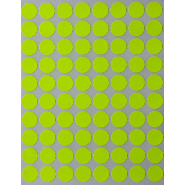 Neon Color Coding Labels 1/2