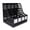 Black, variant on SAYEEC Black Plastic 4-Compartment Vertical Desk File Organizer, Magazine & Document Storage for Office Home