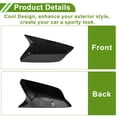 thumbnail image 3 of Reemplazo de tapa de espejo lateral izquierdo y derecho ABS negro para Chevrolet Malibu 2016-2020 Ox Horn, 3 of 7