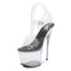 thumbnail image 1 of Modelo pasarela zapatos de mujer Sandalias finas de cristal transparentes, cómodas y transpirables, tacón súper alto, 1 of 6