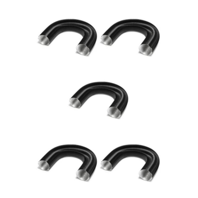 relayinert Car Intake Hose Flame Resistant 75mm Diameter Anti-corrosion 75 Mm Diameter Pipe black 5Set
