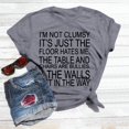 thumbnail image 2 of Tops for Women Trendy Womens Tops 3/ 4 Sleeve Loose Tee Shirts Women plus Girl Warm plus Size Long Sleeve Tee Athletic Shirts Top M Womens Elbow Length Plain Full for Grey S, 2 of 6