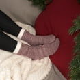 thumbnail image 4 of BambooMN Women's Funky Double Layer Cabin Socks - Color 27 - Extra-Large - 1 Pair, 4 of 5