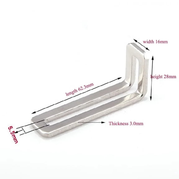 Nickel-plated Corner Bracket Adjustable 90 Degree L-Shaped Corner Brackets Angle Iron Connector Shelf Support Accessories