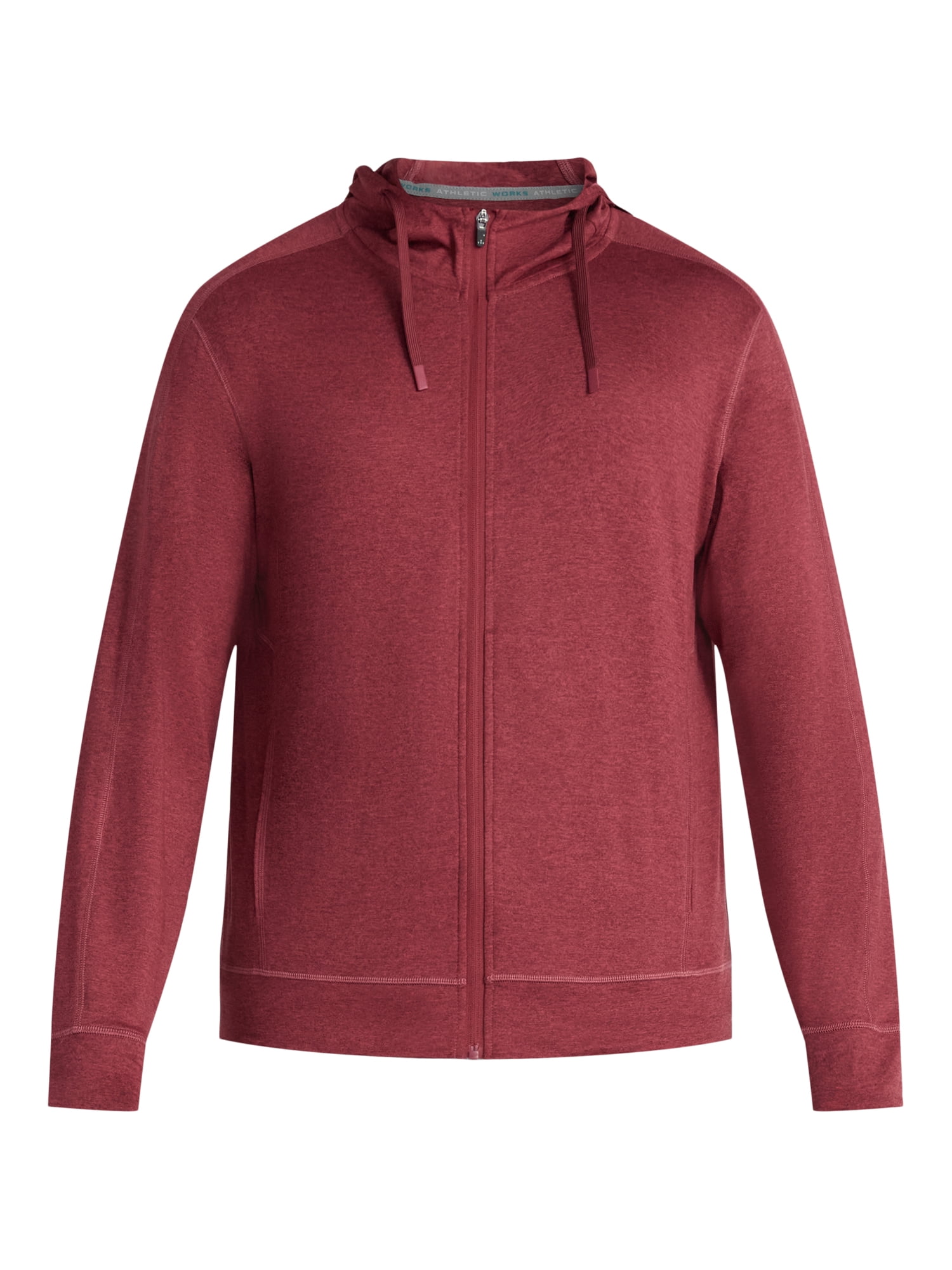 Athletic Works Men's and Big Men's ButterCore Soft Full Zip Hoodie, Sizes S-3XL