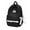 Black Polka Dot, variant on Polka Dot Backpack, Coquette Lace Backpack, Cute Nylon Daypack with Bow Accessories, Lightweight Shoulder Bag for Women