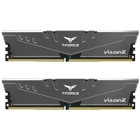 Team T-FORCE VULCAN Z 16GB (2 x 8GB) 288-Pin PC RAM DDR4 3600 (PC4 28800) Desktop Memory Model TLZGD416G3600HC18JDC01