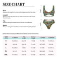 thumbnail image 4 of Kdxio Color Summer Print Women's 2 Piece High Waisted Wrap Spaghetti Strap Summer Swimsuit Bikini Set-XX-Large, 4 of 7