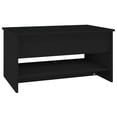 thumbnail image 3 of vidaXL Coffee Table Black 80x50x40 cm Engineered Wood, 3 of 5