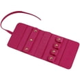 thumbnail image 2 of CUITING Small Travel Jewelry Organizer Roll Bag Mini Size & Light Weight Portable for Daily and Travel Use Perfect for Rings Necklaces Earrings and Bracelets Face & Storage Bags Extra&nbs, 2 of 8
