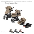 thumbnail image 2 of Carriola D Bebe Travel System King Con Autoasiento 1a Etapa Beige, 2 of 7