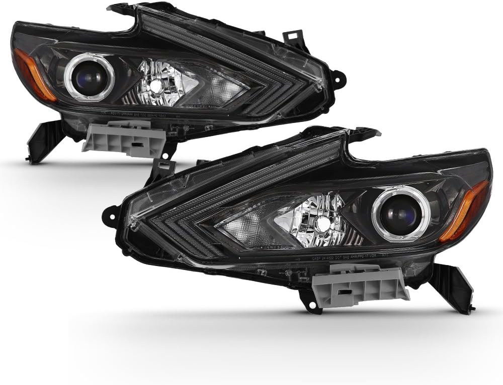 HOUGEET Halogen Headlight Assembly Fit for 2016-2018 Nissan Altima Headlamp Passenger 1pc
