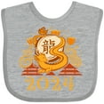 thumbnail image 3 of Inktastic 2024 Chinese New Year Dragon Boys or Girls Baby Bib, 3 of 4