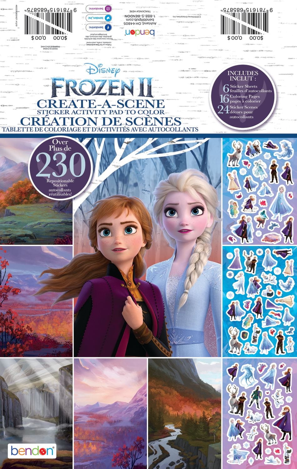 Disney Frozen 2 Create-A-Scene.