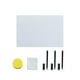thumbnail image 1 of Double-Sided A4 Small Whiteboard | Portable Dry Erase Memo Board | White Plastic Surface | Includes 3 Markers & Wipe Cloth | 11.26x7.64 in | Office, Home, Drawing, Notepad, 1 of 8