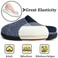 thumbnail image 3 of LORDFON Mens House Slipper Memory Foam Warm Winter Indoor Slippers for Men with Non Slip Sole, 3 of 7