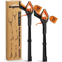 Angooni 2 Set of Folding Grabber Reacher Tool - 39" Aluminum Trash Picker, 31" Claw Grabber Tool for Elderly