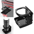 thumbnail image 4 of Titular de la bebida del barco Portavasos de plástico Bandeja organizadora de almacenamiento plegable, Botellas de bebidas Soportes de Tazas de soporte Portavasos para 9.5x9x9.7cm negro01, 4 of 9
