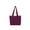 Purple, variant on Women's Canvas and Nylon Tote Bag Large Capacity Shoulder Bag for Daily Commute Work - Adjustable Strap Durable Handbag with Laptop Compartment and Multiple Pockets