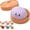 Purple, variant on Zoytoys Glitter Dumpling, Glitter Dumpling Squishy Box, Dumplings Squishy, Anxiety Relief Fidget, Soft Squeeze Decompression Dough