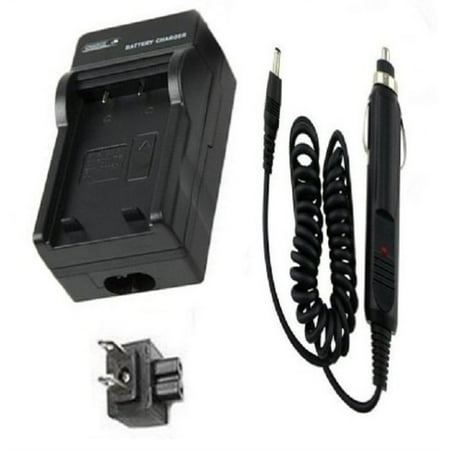 Flash Digital Camera Battery Battery Charger for JVC Everio GZ-HM300BU, GZ-HM320BU, GZ-HM340BU HD Flash Memory Camcorder ()