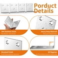 thumbnail image 3 of Soporte angular REDOVANT de acero inoxidable 2x2x2 40 piezas, 3 of 6