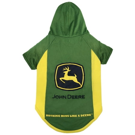 UPC: 0849790128378 | John Deere Size MEDIUM Pet Hoodie Tee Shirt – LP82839