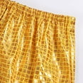thumbnail image 3 of Cethrio Girls Dance Skirts Size 10-12, Party Fashion A-line Elastic Waist Midi Skirts Gold, 3 of 5