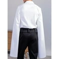 thumbnail image 7 of Men's Stylish Lengthen Sleeve Design Shirts Casual Party Polyester Shirts, 7 of 7