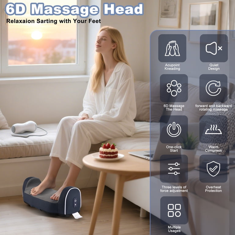 Kidsjoy Electric Shiatsu Foot Calf Massager with Heat photo 2