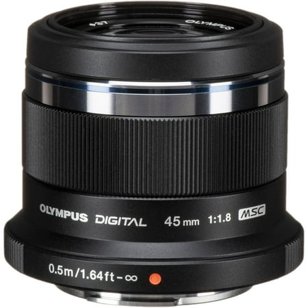 UPC: 0050332185791 | Olympus M.Zuiko 45mm f/1.8 Digital Lens (Black) V311030BU000